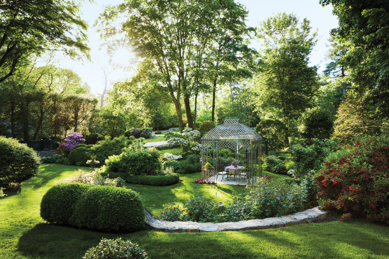 Landscaped garden